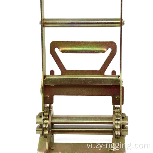 Buckles Dây đai Ratchet với tay cầm màu đen cao su